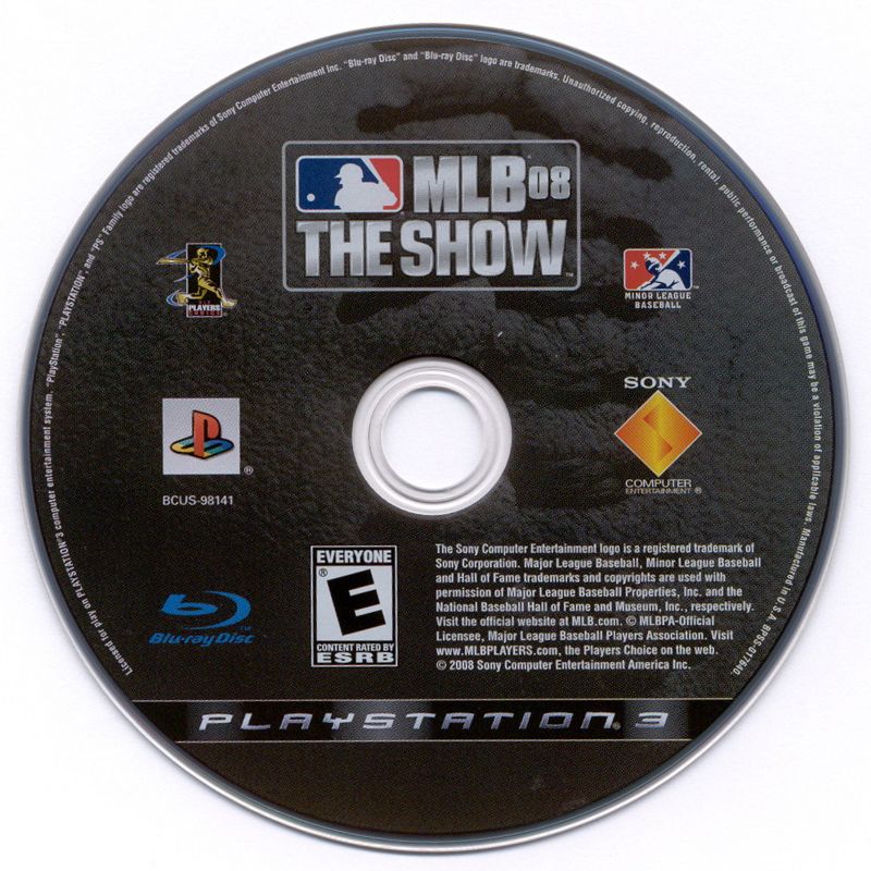 Media for MLB 08: The Show (PlayStation 3)