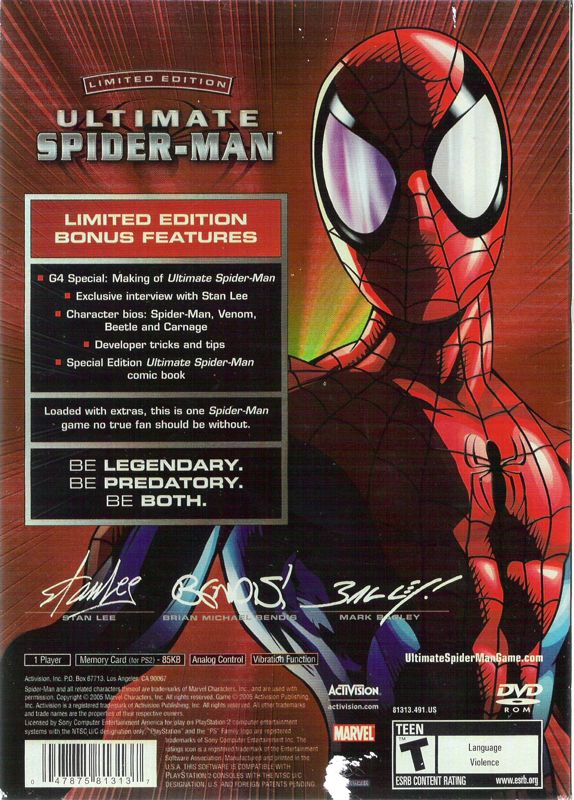 Ultimate Spider-Man (Limited Edition) (2005) - MobyGames