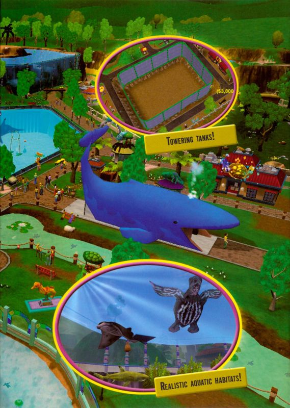 Inside Cover for Zoo Tycoon 2: Marine Mania (Windows): Right Flap
