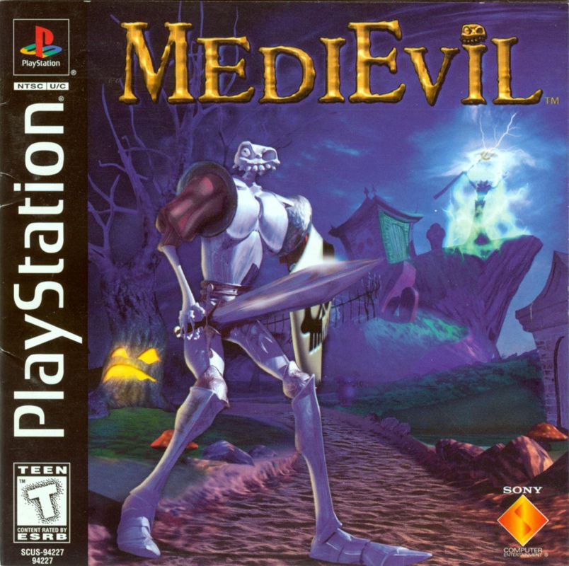 Front Cover for MediEvil (PlayStation)