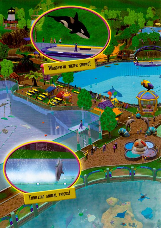 Inside Cover for Zoo Tycoon 2: Marine Mania (Windows): Left Flap