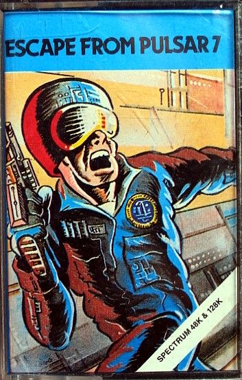 Front Cover for Escape from Pulsar 7 (ZX Spectrum) (Tynesoft release)