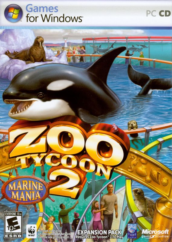 Front Cover for Zoo Tycoon 2: Marine Mania (Windows)