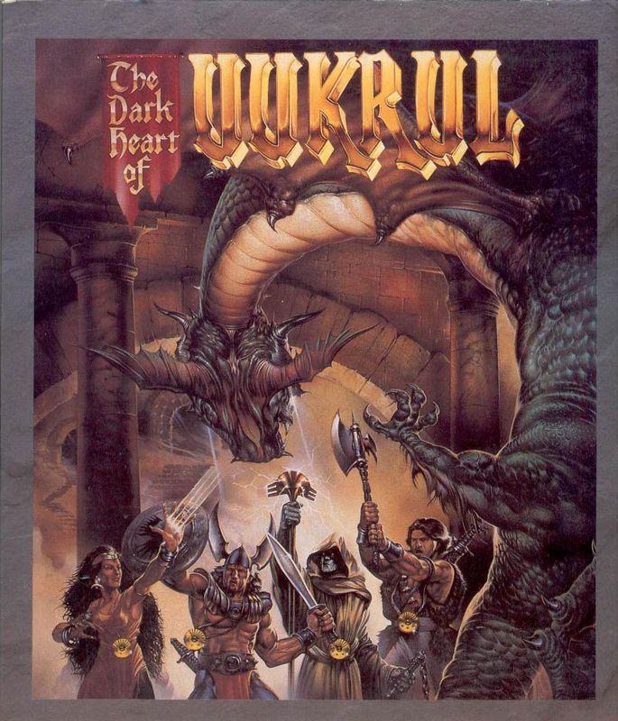 Front Cover for The Dark Heart of Uukrul (DOS)