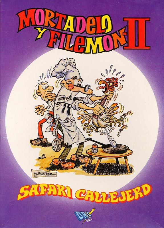 Front Cover for Mortadelo y Filemón II: Safari Callejero (ZX Spectrum)