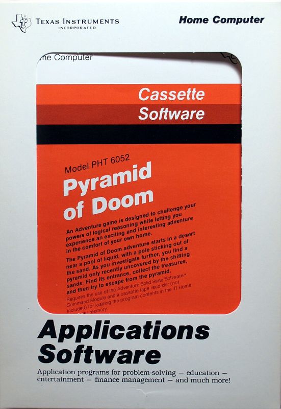 Front Cover for Pyramid of Doom (TI-99/4A)