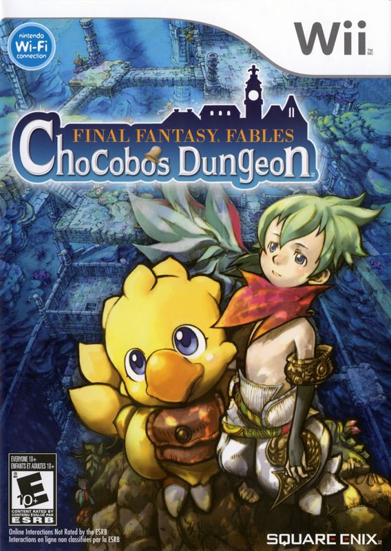 Front Cover for Final Fantasy Fables: Chocobo's Dungeon (Wii)