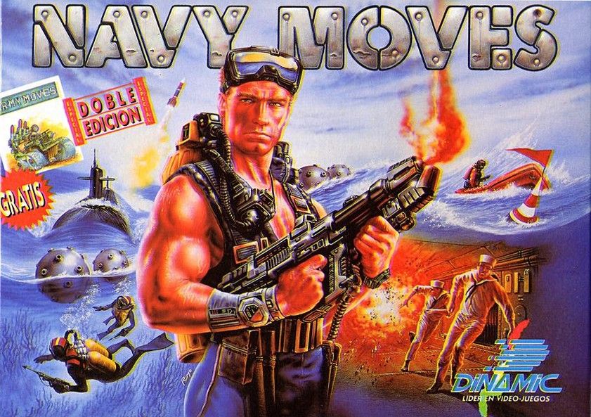Front Cover for Navy Moves (MSX)