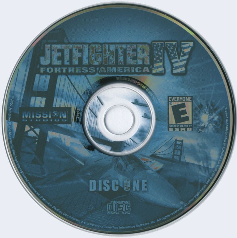 Media for JetFighter IV: Fortress America (Windows): Disc 1