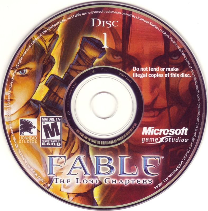 Media for Fable: The Lost Chapters (Windows): Disc 1