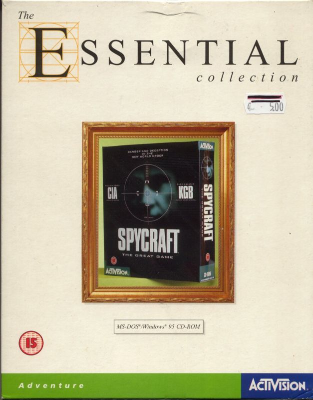 Front Cover for Spycraft: The Great Game (DOS and Windows) (The Essential Collection release )