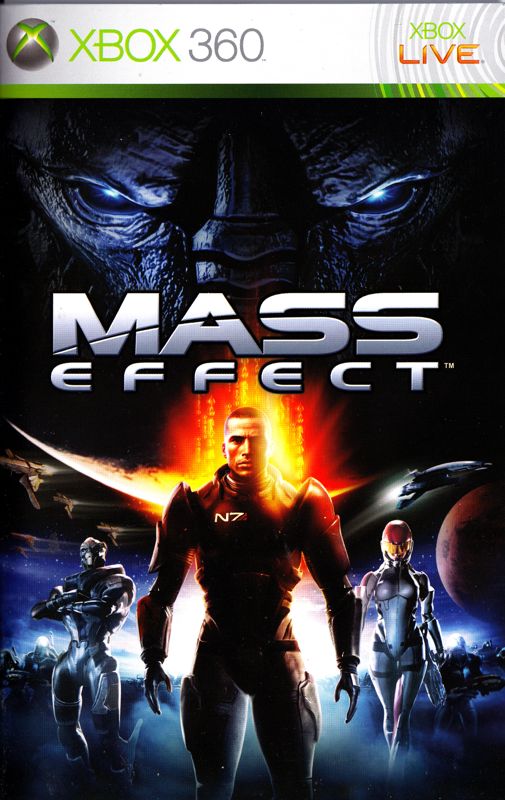 Manual for Mass Effect (Limited Collector's Edition) (Xbox 360): Front