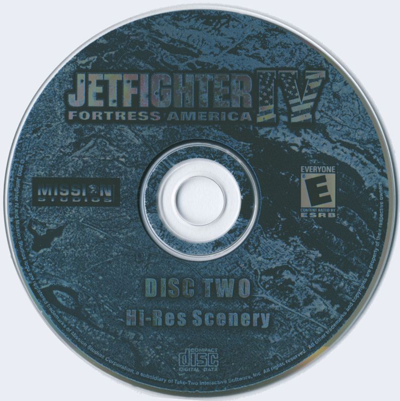 Media for JetFighter IV: Fortress America (Windows): Disc 2