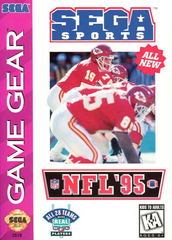 Front Cover for NFL '95 (Game Gear)