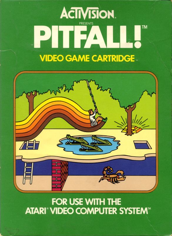 Front Cover for Pitfall! (Atari 2600) (Blue Label Release)