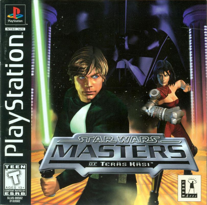 Front Cover for Star Wars: Masters of Teräs Käsi (PlayStation)