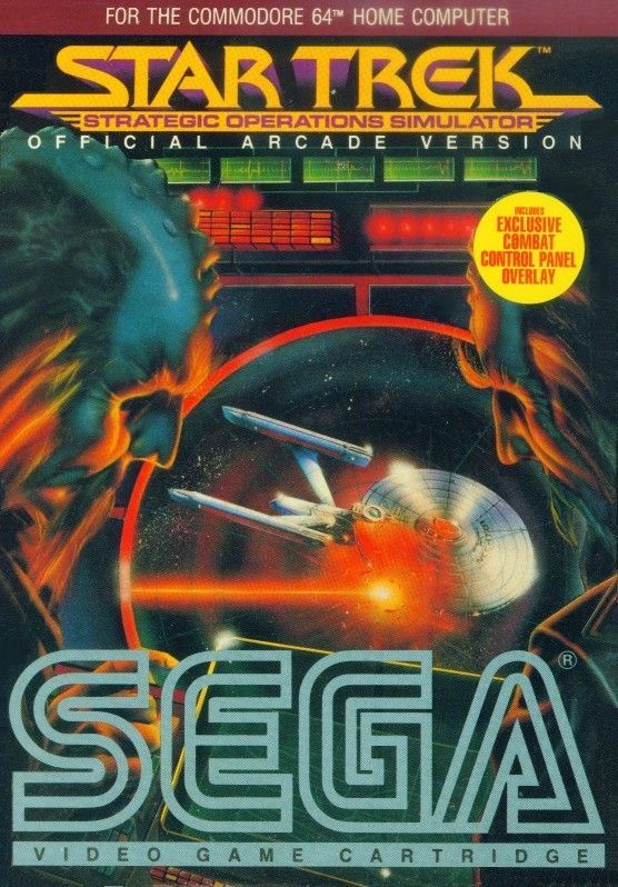Front Cover for Star Trek: Strategic Operations Simulator (Commodore 64)