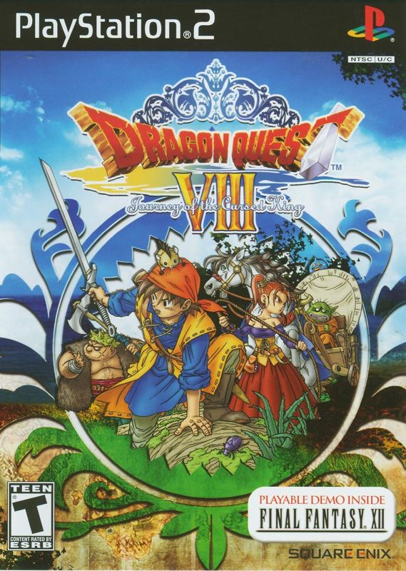 Dragon Quest Viii Journey Of The Cursed King Box Covers Mobygames