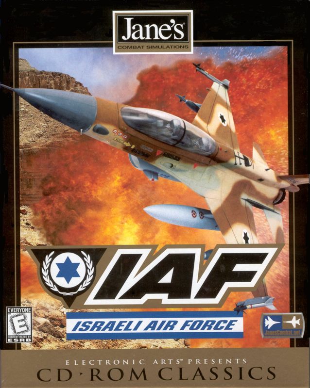 Front Cover for Jane's Combat Simulations: IAF - Israeli Air Force (Windows) (EA CD-ROM Classics release)