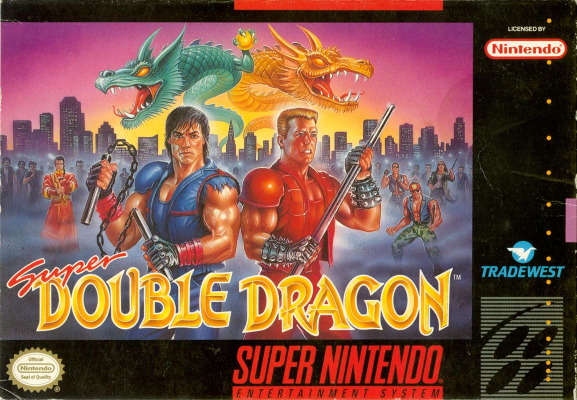 Front Cover for Super Double Dragon (SNES)