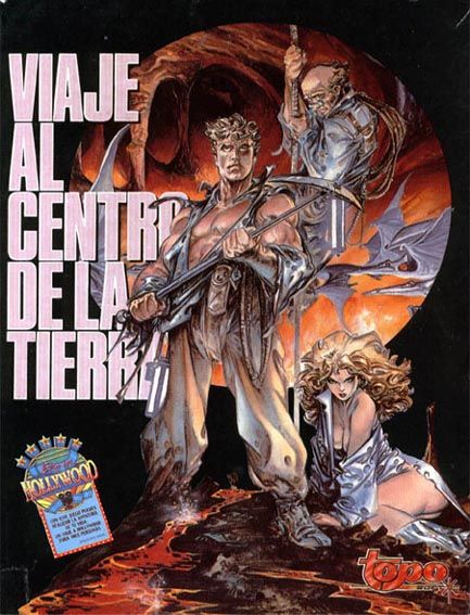 Front Cover for Viaje al centro de la tierra (ZX Spectrum)