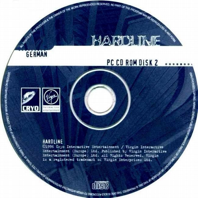 Media for Hardline (DOS): Disc 2