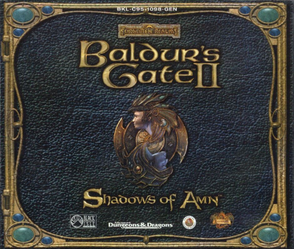 Other for Baldur's Gate II: Shadows of Amn (Windows): Jewel Case - Front Cover