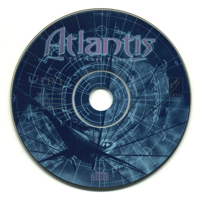Media for Atlantis: The Lost Tales (DOS and Windows): Disc 1/4