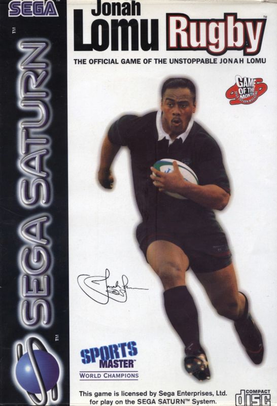 Front Cover for Jonah Lomu Rugby (SEGA Saturn)