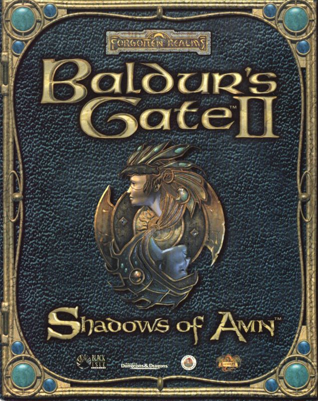 Front Cover for Baldur's Gate II: Shadows of Amn (Windows)