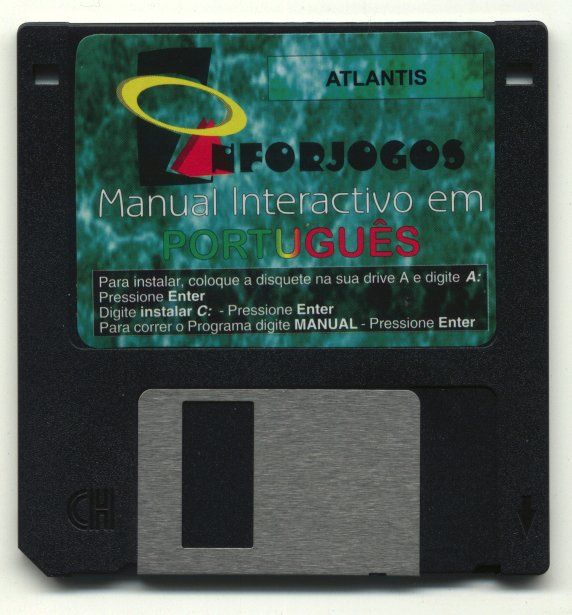 Media for Atlantis: The Lost Tales (DOS and Windows): Interactive Manual (Portuguese)
