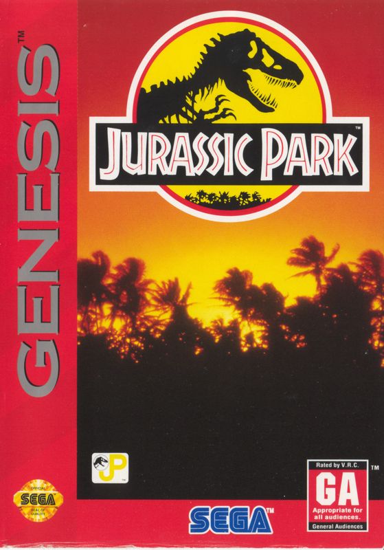 Front Cover for Jurassic Park (Genesis)