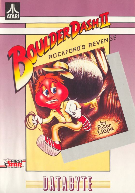 Front Cover for Boulder Dash II: Rockford's Revenge (Atari 8-bit)
