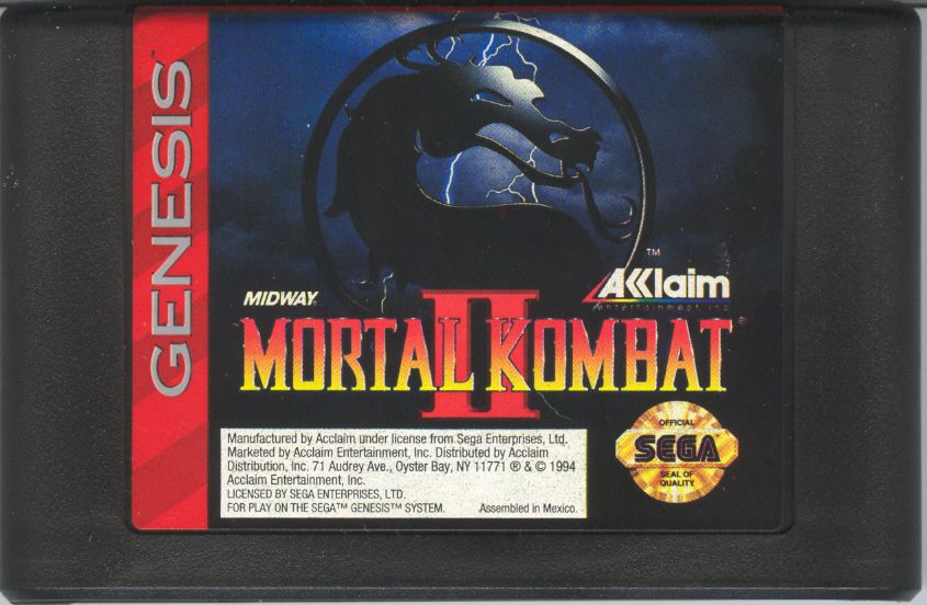 Media for Mortal Kombat II (Genesis)