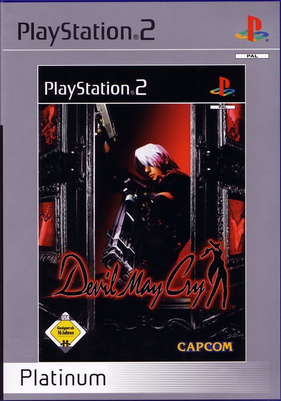 Front Cover for Devil May Cry (PlayStation 2) (Platinum release)