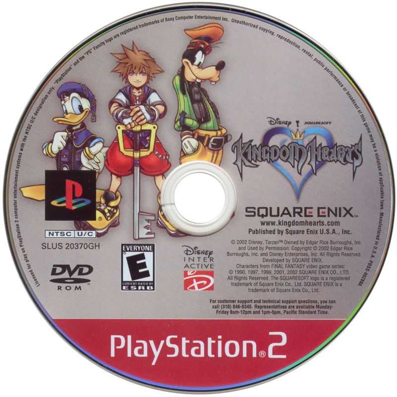 Media for Kingdom Hearts (PlayStation 2) (Greatest Hits release)