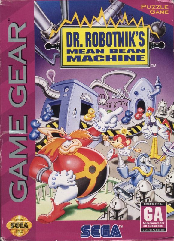 Front Cover for Dr. Robotnik's Mean Bean Machine (Game Gear)