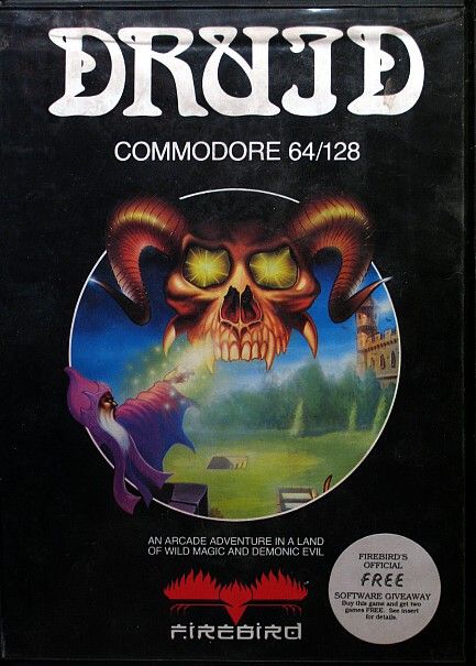 Front Cover for Druid (Commodore 64)