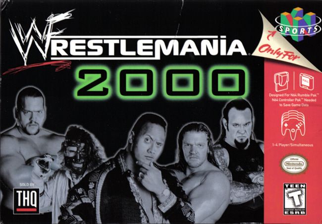 Front Cover for WWF Wrestlemania 2000 (Nintendo 64)