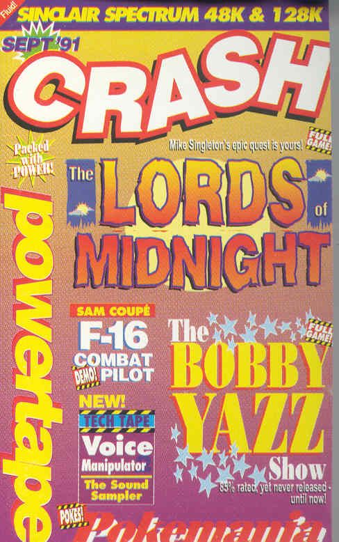 雪の豪奢 Powertape Crash September MobyGames - (1991) 1991 ポスター
