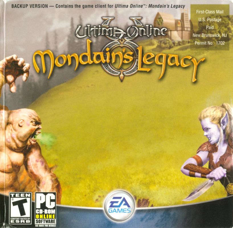 Front Cover for Ultima Online: Mondain's Legacy (Windows) (Back-up Disc)