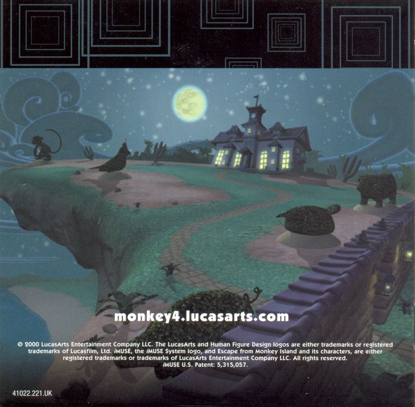 Other for Escape from Monkey Island (Windows): Jewel Case - Inside