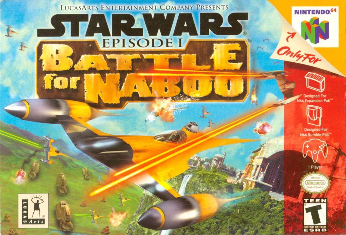Front Cover for Star Wars: Episode I - Battle for Naboo (Nintendo 64)