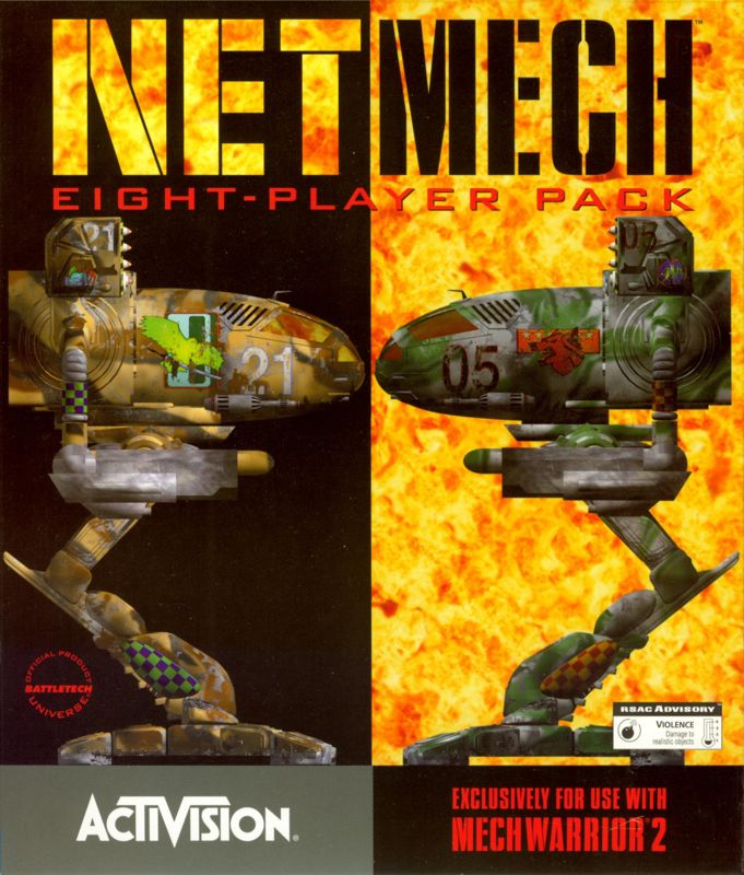Front Cover for NetMech (DOS and Windows)
