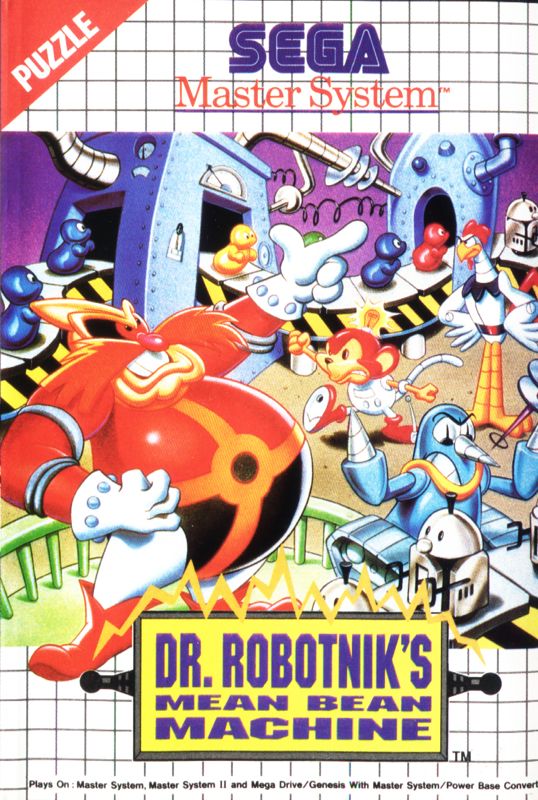 Front Cover for Dr. Robotnik's Mean Bean Machine (SEGA Master System)