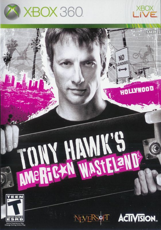 Front Cover for Tony Hawk's American Wasteland (Xbox 360)