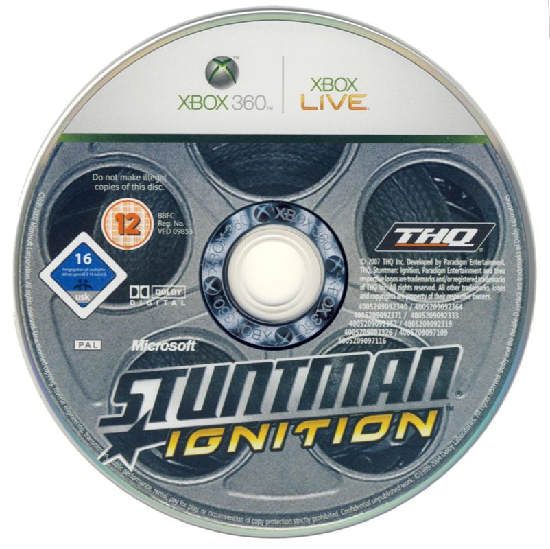 Media for Stuntman: Ignition (Xbox 360)