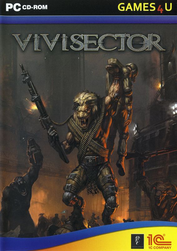 Front Cover for Vivisector: Beast Within (Windows) (Games 4 U release)