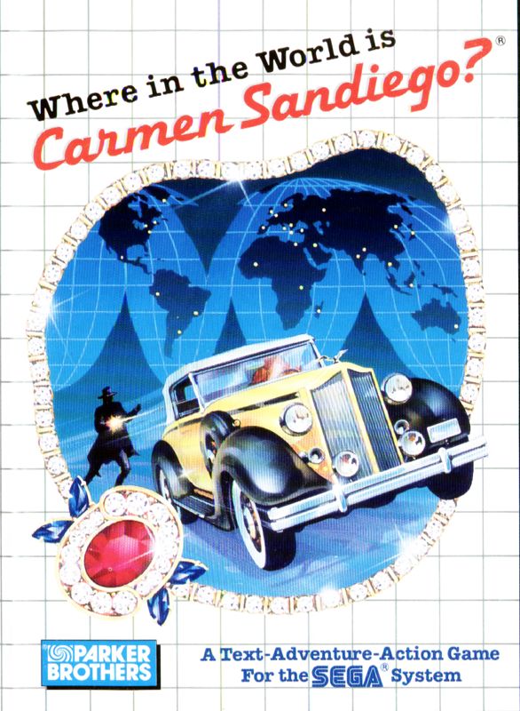 Front Cover for Where in the World is Carmen Sandiego? (SEGA Master System)
