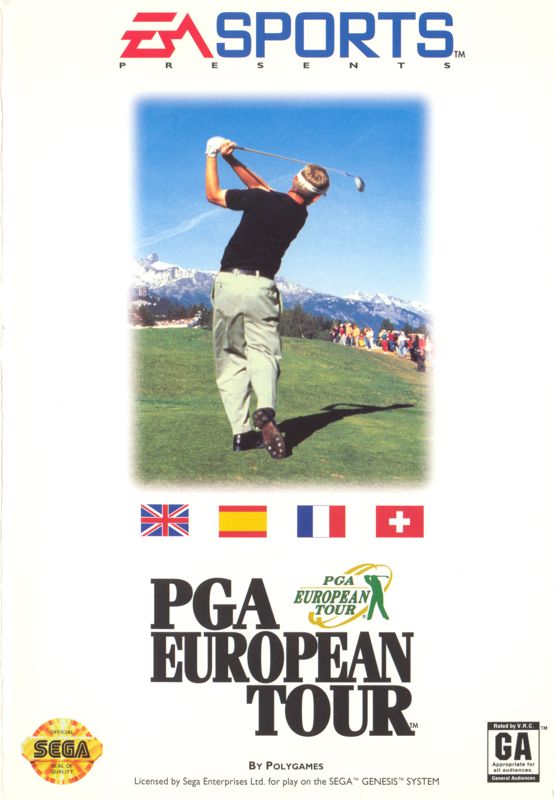 Front Cover for PGA European Tour (Genesis)